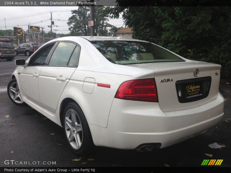 White Diamond Pearl / Parchment 2004 Acura TL 3.2