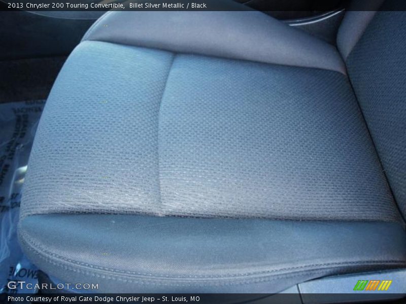 Billet Silver Metallic / Black 2013 Chrysler 200 Touring Convertible