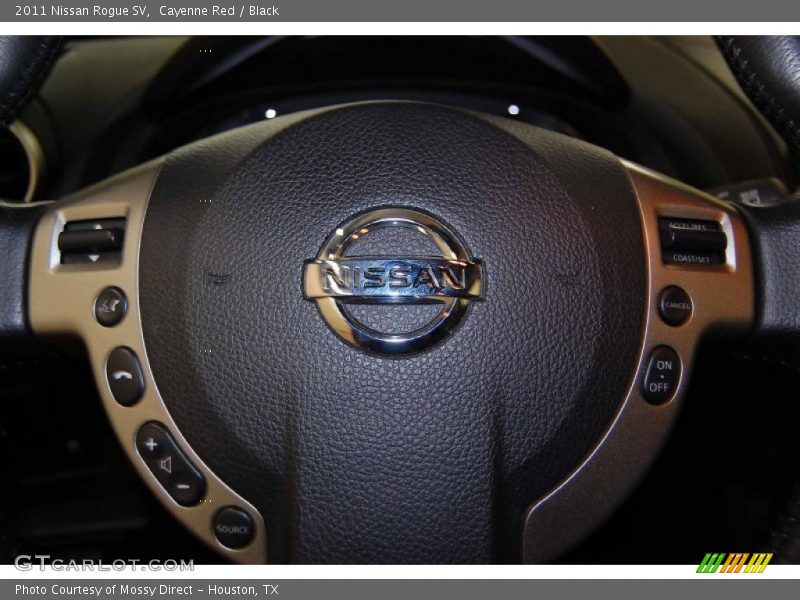 Cayenne Red / Black 2011 Nissan Rogue SV