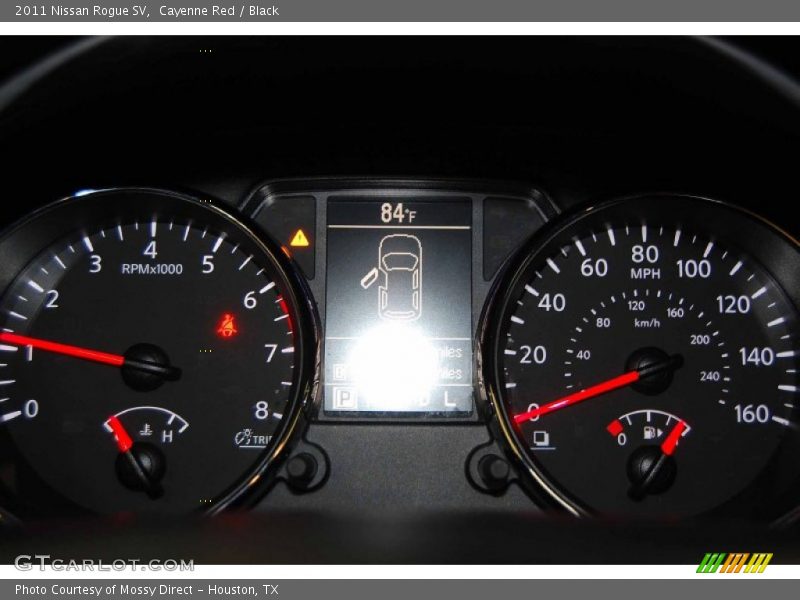 Cayenne Red / Black 2011 Nissan Rogue SV
