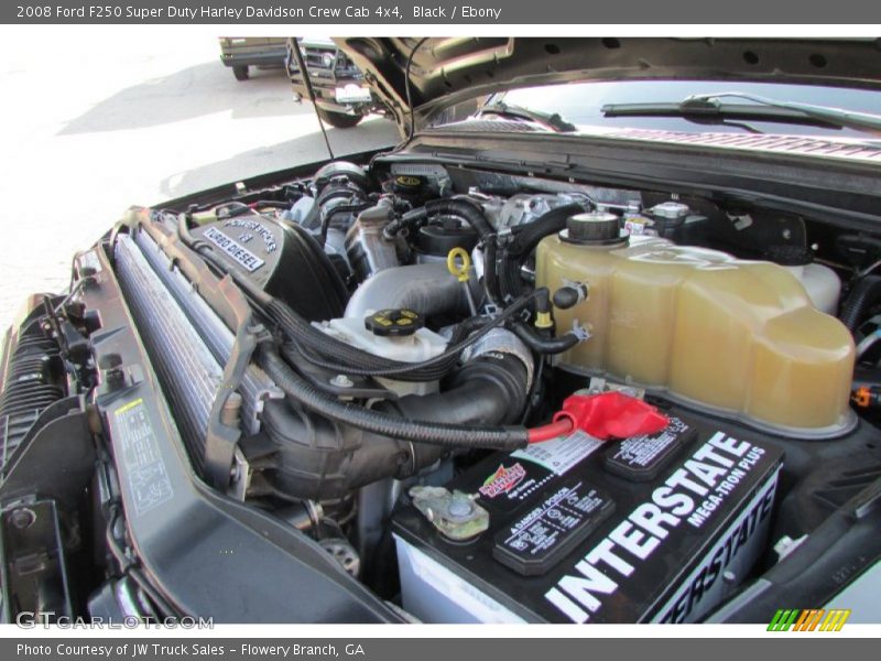 Black / Ebony 2008 Ford F250 Super Duty Harley Davidson Crew Cab 4x4
