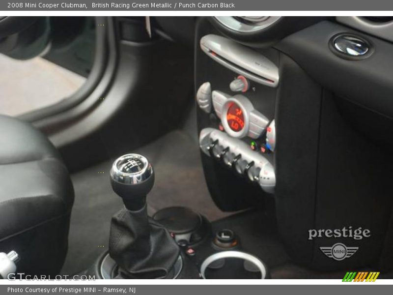 British Racing Green Metallic / Punch Carbon Black 2008 Mini Cooper Clubman