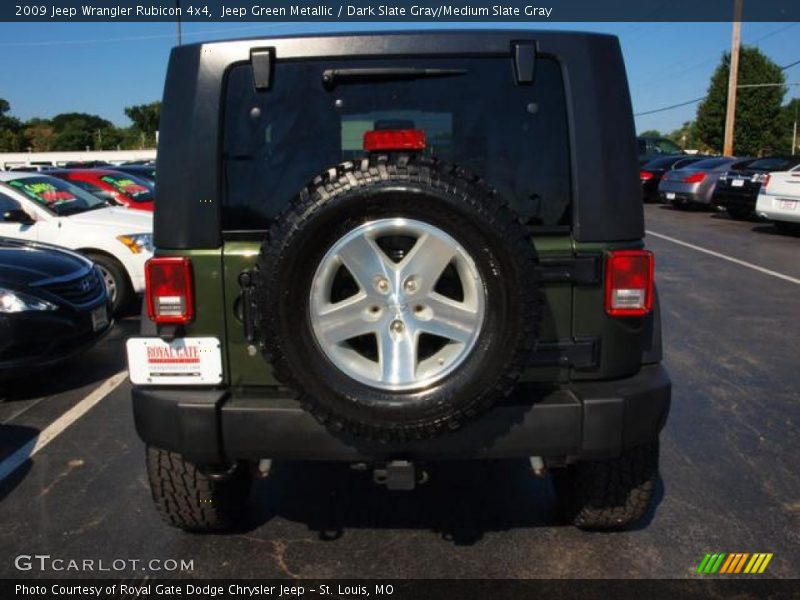 Jeep Green Metallic / Dark Slate Gray/Medium Slate Gray 2009 Jeep Wrangler Rubicon 4x4