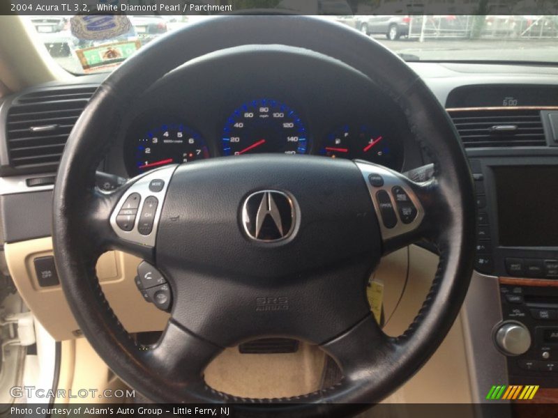 White Diamond Pearl / Parchment 2004 Acura TL 3.2