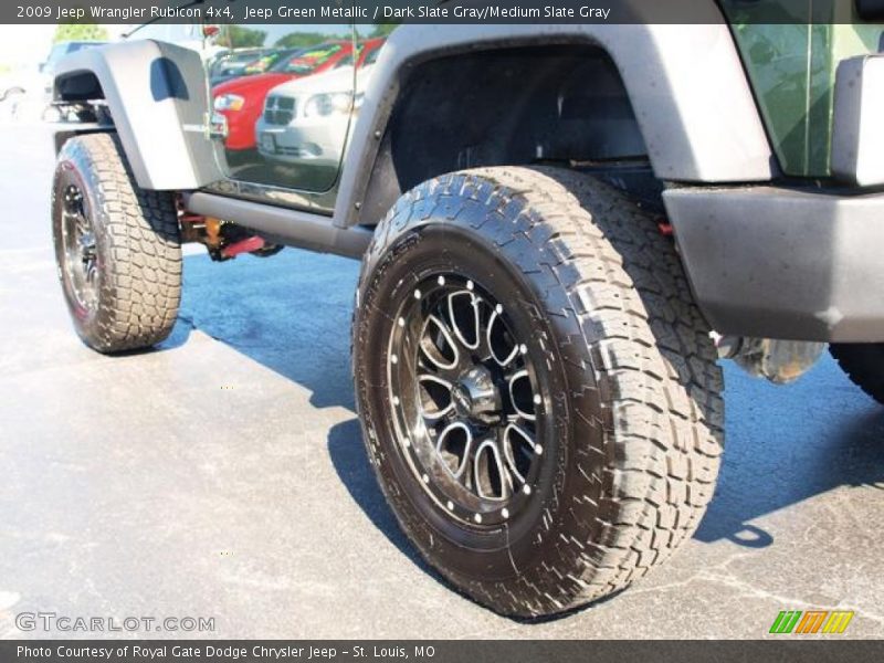 Jeep Green Metallic / Dark Slate Gray/Medium Slate Gray 2009 Jeep Wrangler Rubicon 4x4