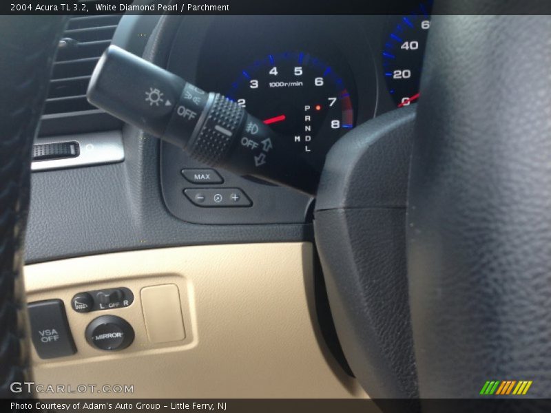 White Diamond Pearl / Parchment 2004 Acura TL 3.2