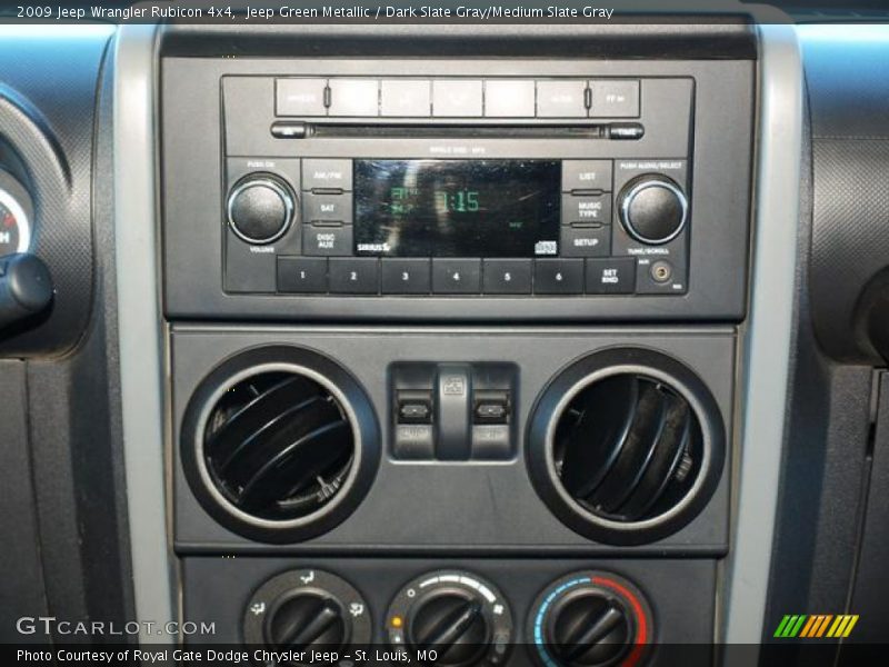 Jeep Green Metallic / Dark Slate Gray/Medium Slate Gray 2009 Jeep Wrangler Rubicon 4x4