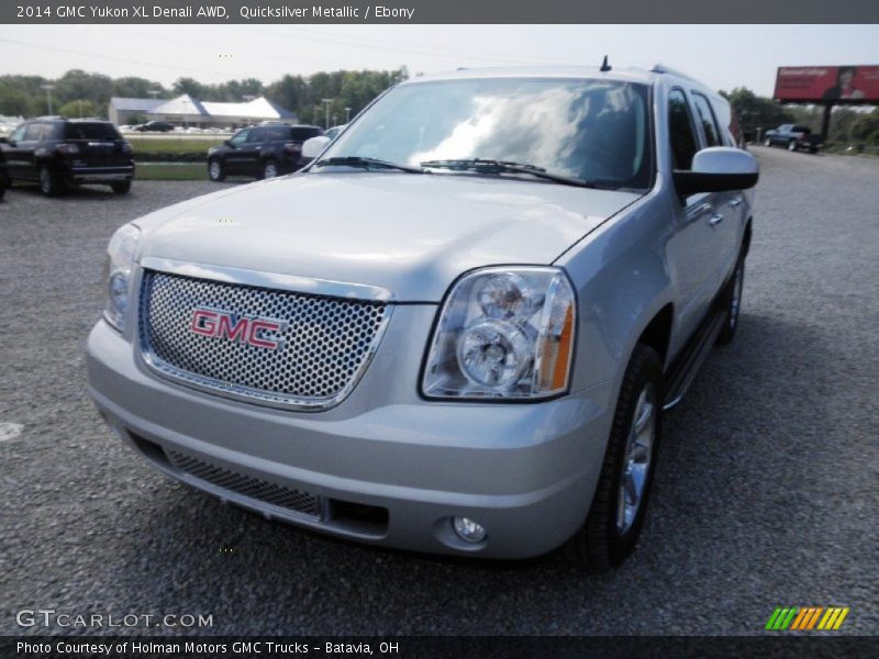 Quicksilver Metallic / Ebony 2014 GMC Yukon XL Denali AWD