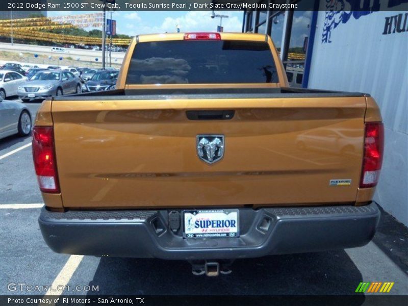 Tequila Sunrise Pearl / Dark Slate Gray/Medium Graystone 2012 Dodge Ram 1500 ST Crew Cab