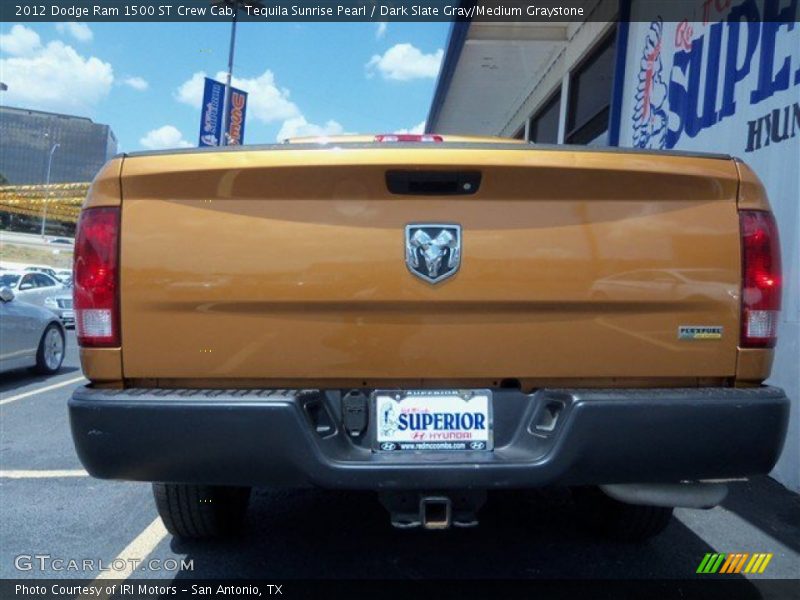 Tequila Sunrise Pearl / Dark Slate Gray/Medium Graystone 2012 Dodge Ram 1500 ST Crew Cab