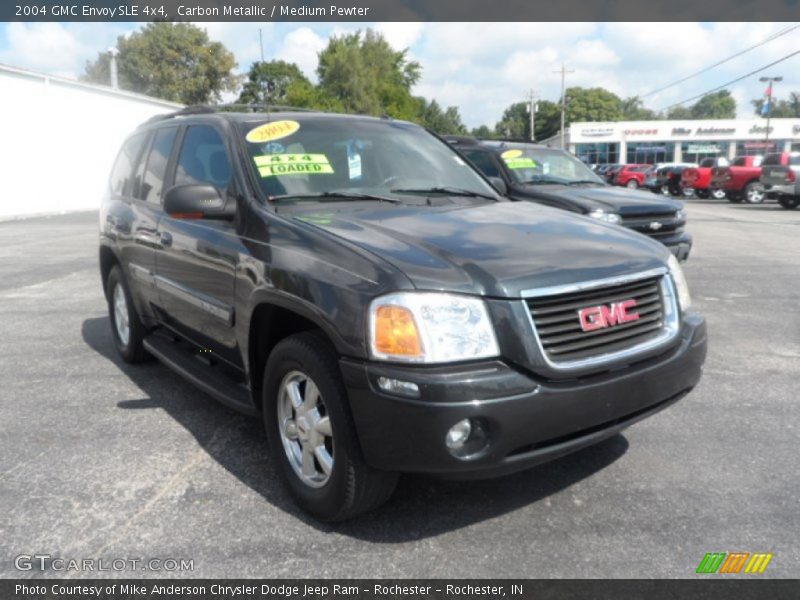 Carbon Metallic / Medium Pewter 2004 GMC Envoy SLE 4x4