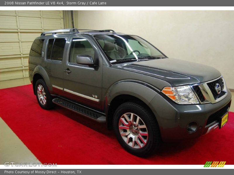 Storm Gray / Cafe Latte 2008 Nissan Pathfinder LE V8 4x4
