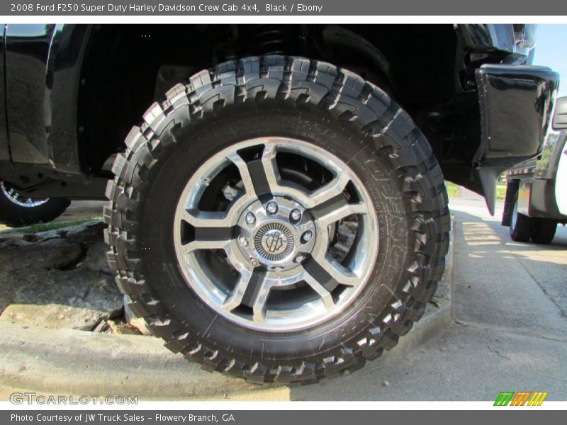 Black / Ebony 2008 Ford F250 Super Duty Harley Davidson Crew Cab 4x4