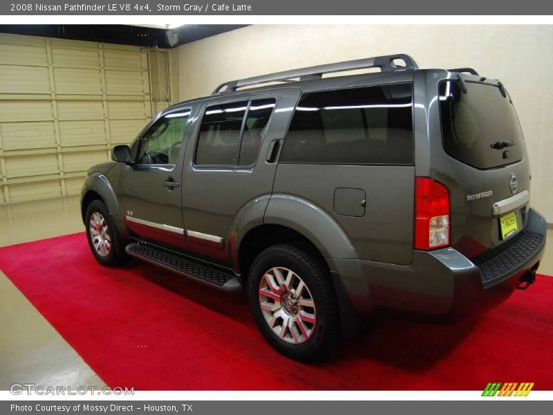 Storm Gray / Cafe Latte 2008 Nissan Pathfinder LE V8 4x4