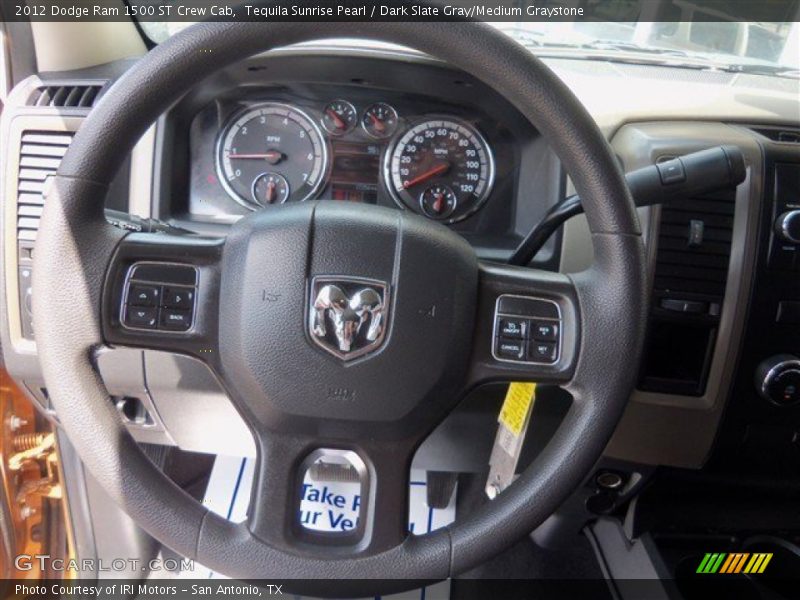 Tequila Sunrise Pearl / Dark Slate Gray/Medium Graystone 2012 Dodge Ram 1500 ST Crew Cab