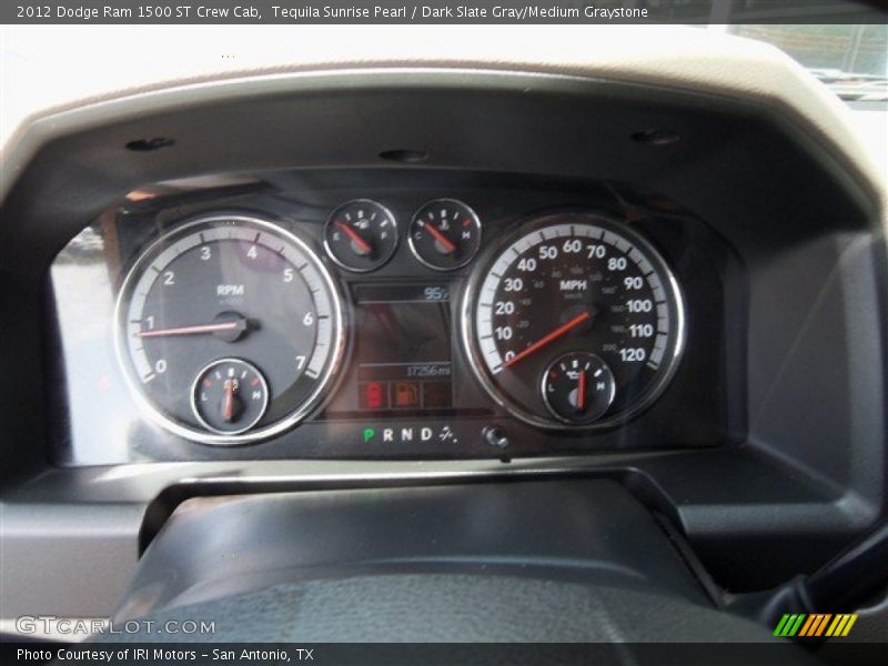 Tequila Sunrise Pearl / Dark Slate Gray/Medium Graystone 2012 Dodge Ram 1500 ST Crew Cab