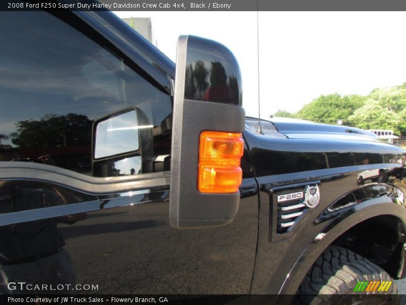Black / Ebony 2008 Ford F250 Super Duty Harley Davidson Crew Cab 4x4