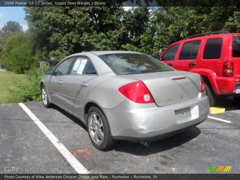 Liquid Silver Metallic / Ebony 2006 Pontiac G6 GT Sedan