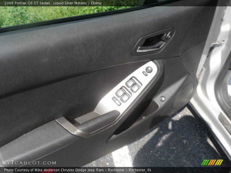 Liquid Silver Metallic / Ebony 2006 Pontiac G6 GT Sedan