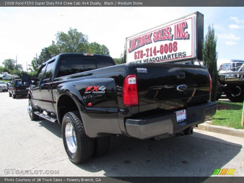 Black / Medium Stone 2008 Ford F350 Super Duty FX4 Crew Cab 4x4 Dually