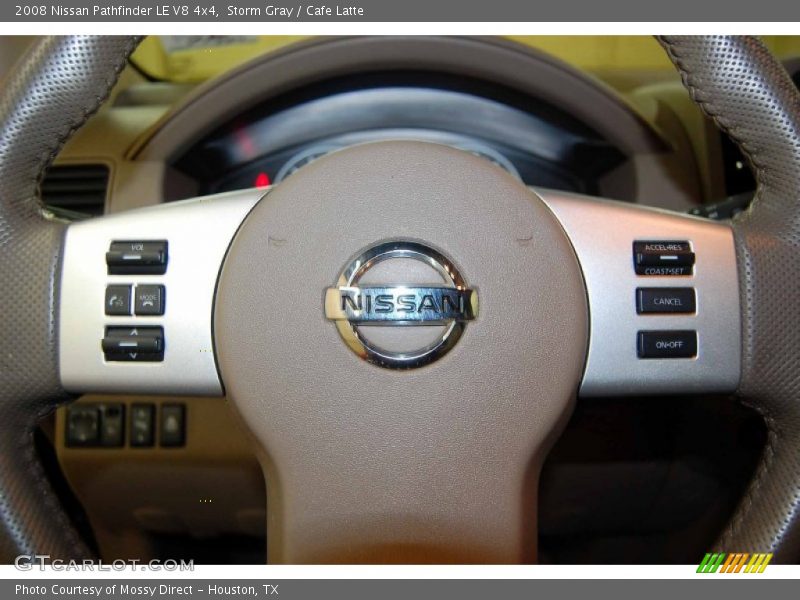 Storm Gray / Cafe Latte 2008 Nissan Pathfinder LE V8 4x4