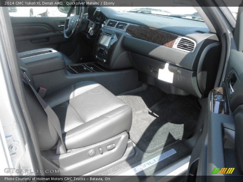 Quicksilver Metallic / Ebony 2014 GMC Yukon XL Denali AWD