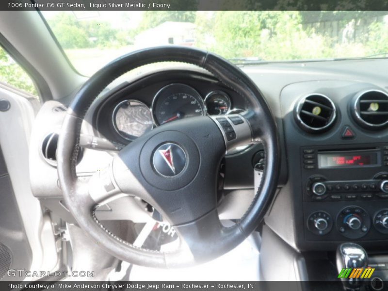 Liquid Silver Metallic / Ebony 2006 Pontiac G6 GT Sedan