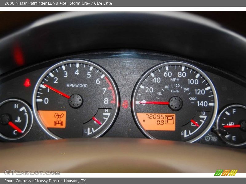 Storm Gray / Cafe Latte 2008 Nissan Pathfinder LE V8 4x4
