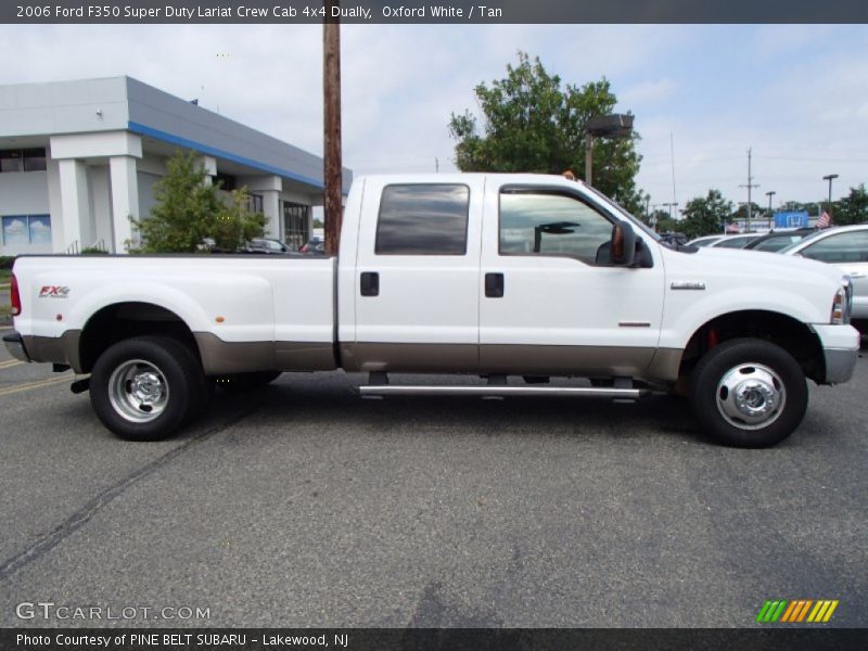 Oxford White / Tan 2006 Ford F350 Super Duty Lariat Crew Cab 4x4 Dually