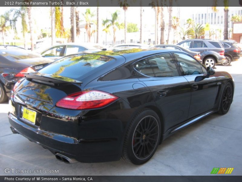 Black / Black 2012 Porsche Panamera Turbo S