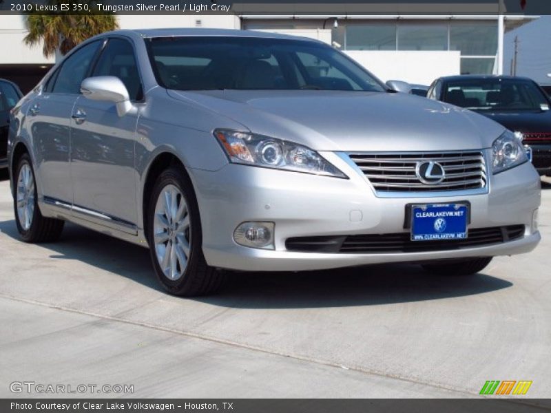 Tungsten Silver Pearl / Light Gray 2010 Lexus ES 350
