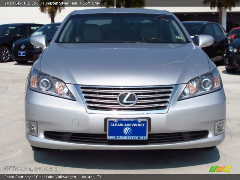 Tungsten Silver Pearl / Light Gray 2010 Lexus ES 350