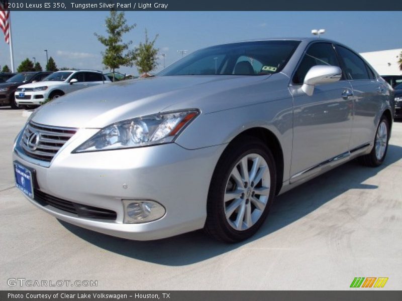 Tungsten Silver Pearl / Light Gray 2010 Lexus ES 350