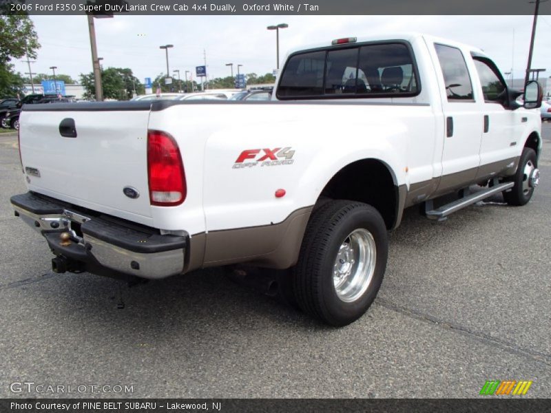 Oxford White / Tan 2006 Ford F350 Super Duty Lariat Crew Cab 4x4 Dually