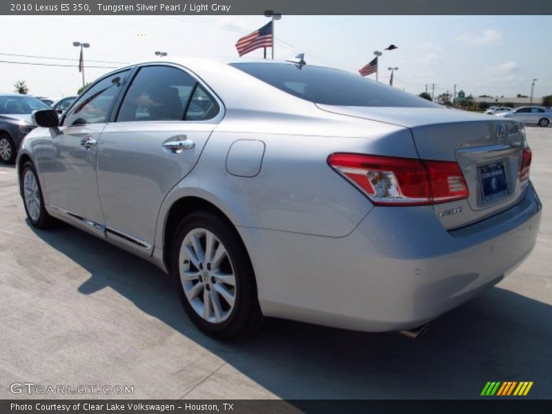 Tungsten Silver Pearl / Light Gray 2010 Lexus ES 350