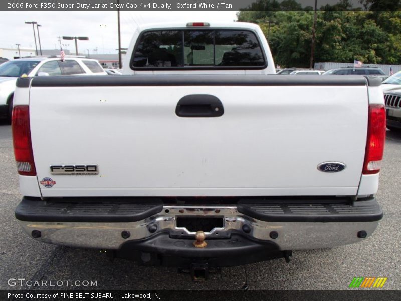 Oxford White / Tan 2006 Ford F350 Super Duty Lariat Crew Cab 4x4 Dually