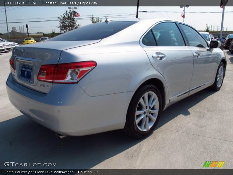 Tungsten Silver Pearl / Light Gray 2010 Lexus ES 350