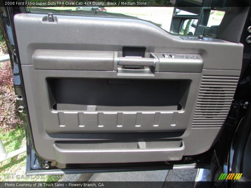 Black / Medium Stone 2008 Ford F350 Super Duty FX4 Crew Cab 4x4 Dually