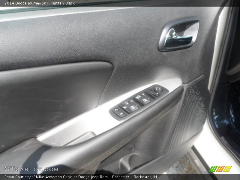 White / Black 2014 Dodge Journey SXT
