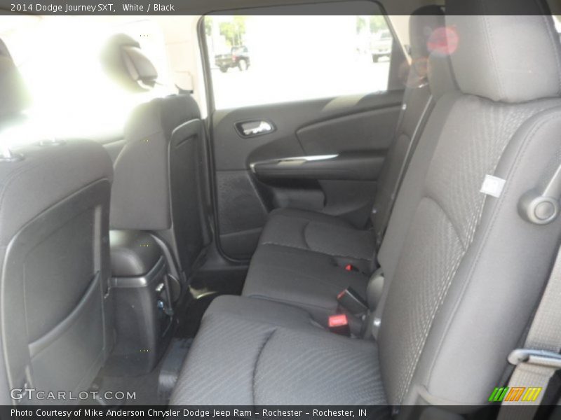 White / Black 2014 Dodge Journey SXT