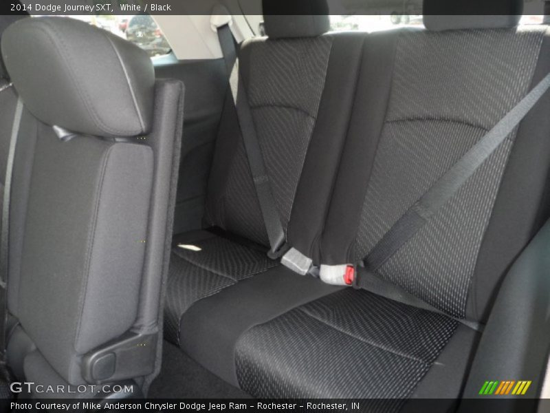 White / Black 2014 Dodge Journey SXT