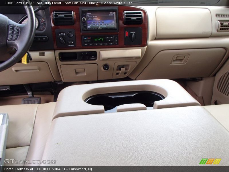 Oxford White / Tan 2006 Ford F350 Super Duty Lariat Crew Cab 4x4 Dually