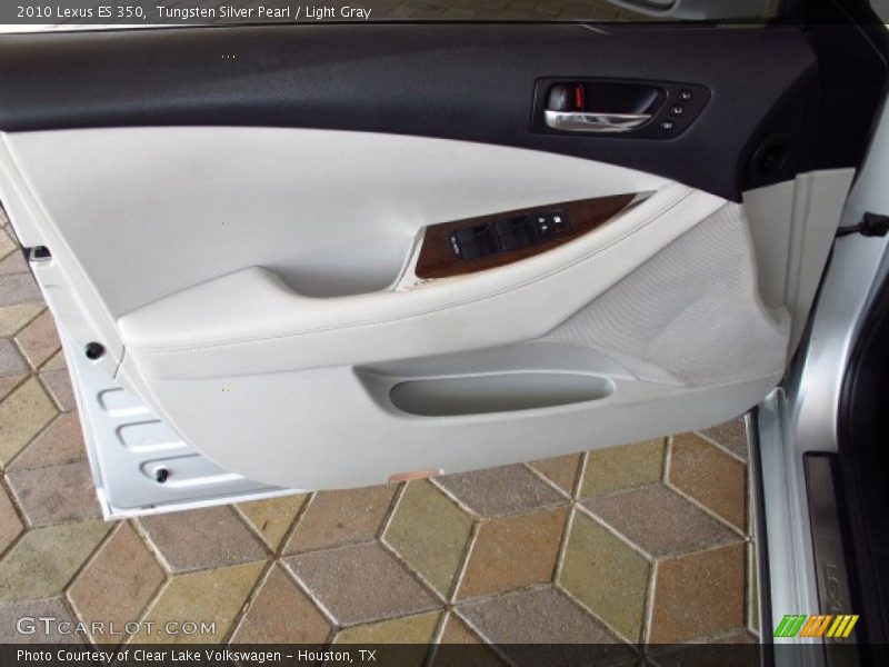 Tungsten Silver Pearl / Light Gray 2010 Lexus ES 350