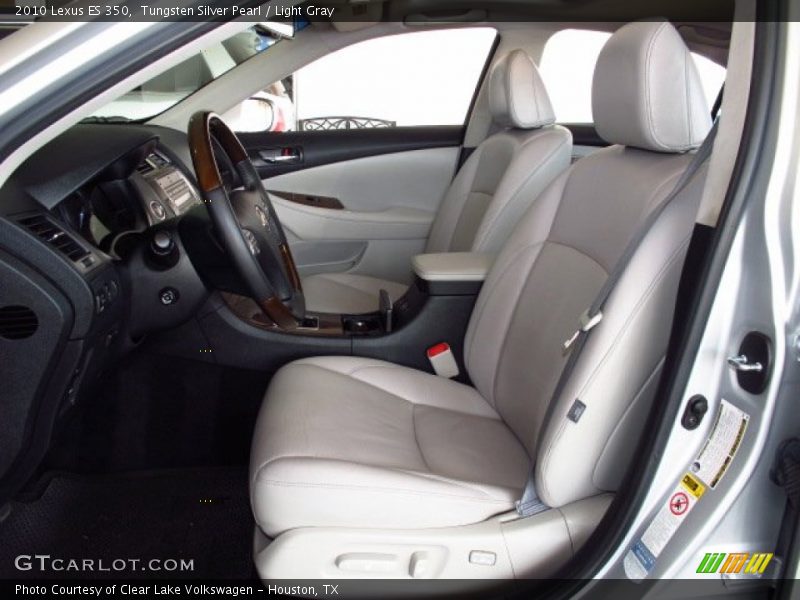 Tungsten Silver Pearl / Light Gray 2010 Lexus ES 350