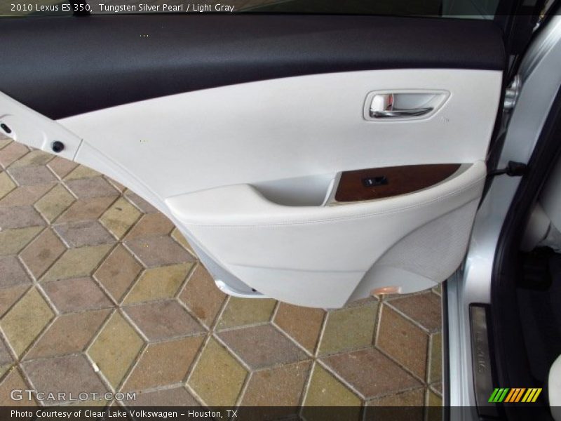Tungsten Silver Pearl / Light Gray 2010 Lexus ES 350