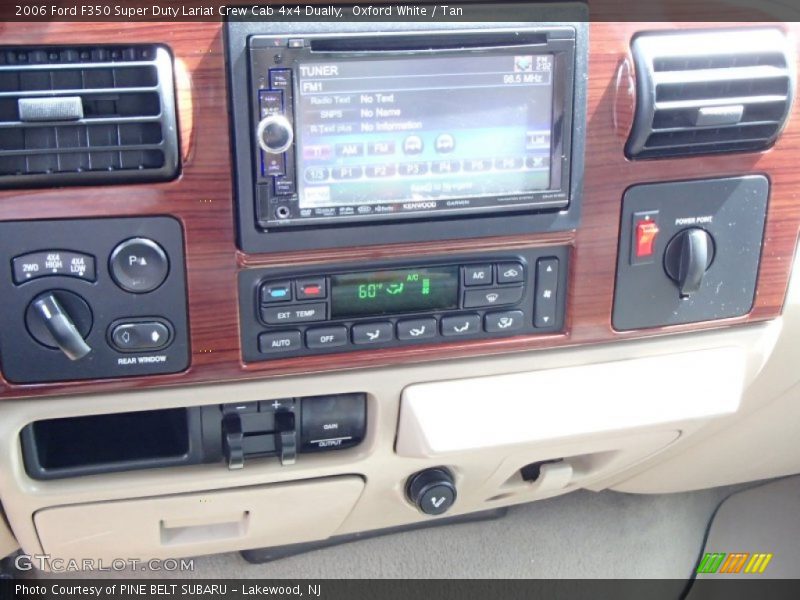 Oxford White / Tan 2006 Ford F350 Super Duty Lariat Crew Cab 4x4 Dually