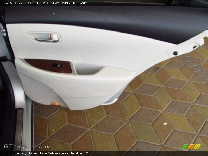 Tungsten Silver Pearl / Light Gray 2010 Lexus ES 350