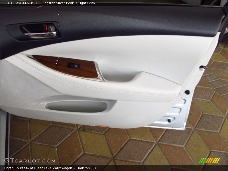 Tungsten Silver Pearl / Light Gray 2010 Lexus ES 350