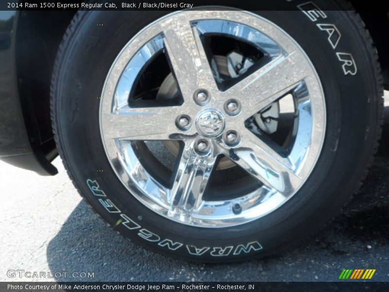 Black / Black/Diesel Gray 2014 Ram 1500 Express Regular Cab