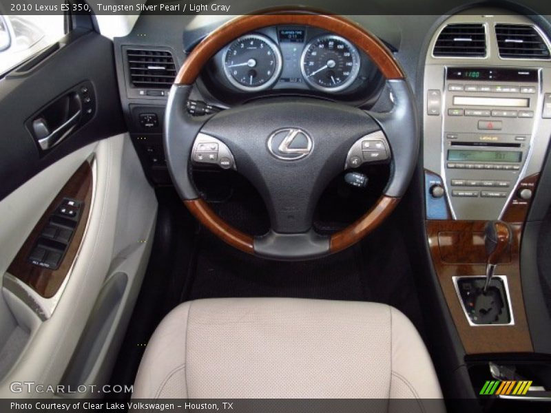 Tungsten Silver Pearl / Light Gray 2010 Lexus ES 350
